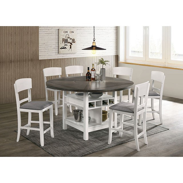 Stacie-7 PC Dining Table Set