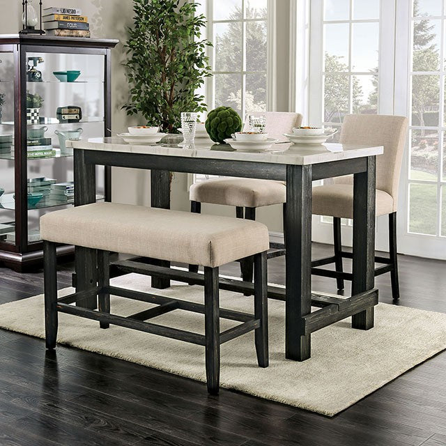 Brule-5 Pc Counter Ht Table Set