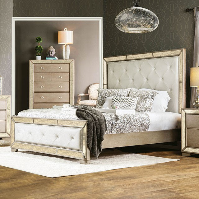Loraine-4 Pc Queen Bedroom Set