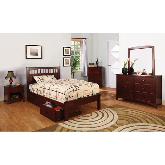 Carus-4 Pc Twin Bedroom Set