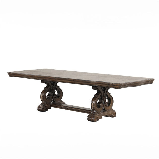 Leovanni-9 Pc Dining Table Set