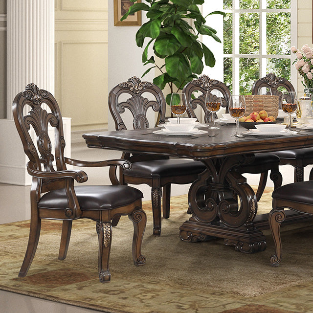 Leovanni-9 Pc Dining Table Set