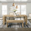 Edenbridge-6 Pc Dining Table Set w/ Bench