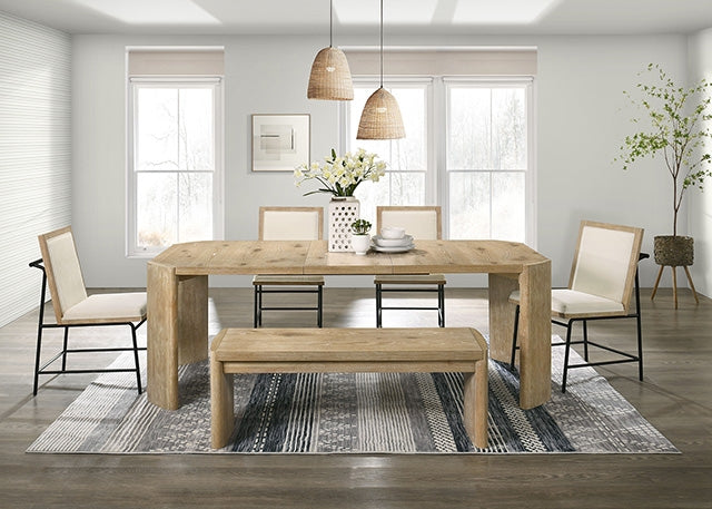 Edenbridge-6 Pc Dining Table Set w/ Bench