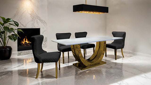 Portanova-7 Pc Dining Table Set