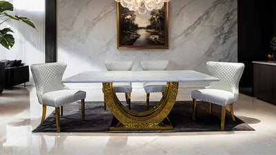 Portanova-7 Pc Dining Table Set