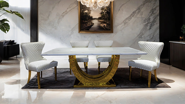 Portanova-7 Pc Dining Table Set