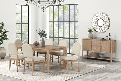 Rheinfall-7 Pc Dining Table Set