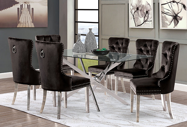 Silveria-7 Pc Dining Table Set