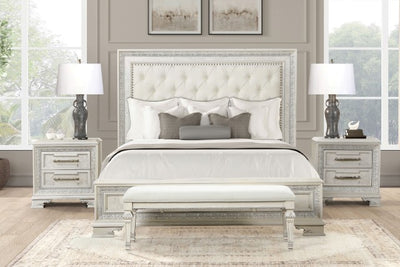 Stella Mia-5 Pc Queen Uph Bedroom Set