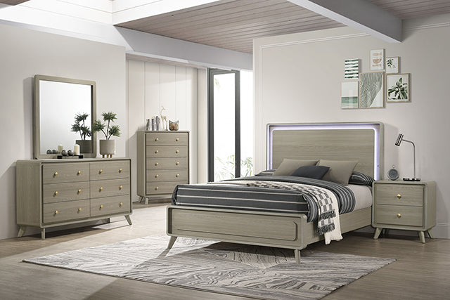 Rainier-5 Pc Queen Bedroom Set (Panel HB)