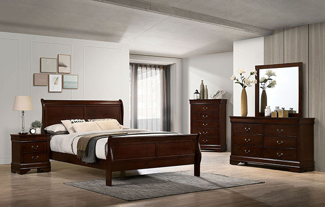 Louis Philippe-4 Pc Queen Bedroom Set
