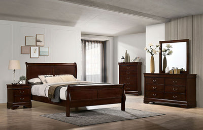 Louis Philippe-5 Pc Queen Bedroom Set