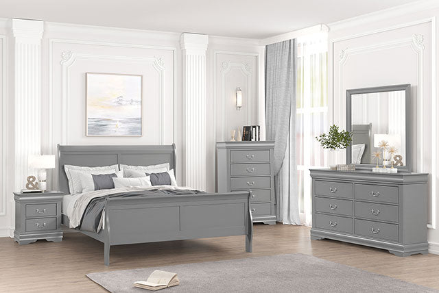 Louis Philippe-5 Pc Queen Bedroom Set
