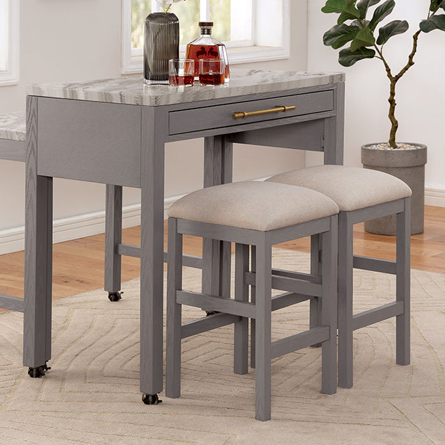 Whitehall-3 Pc Counter Ht Table Set