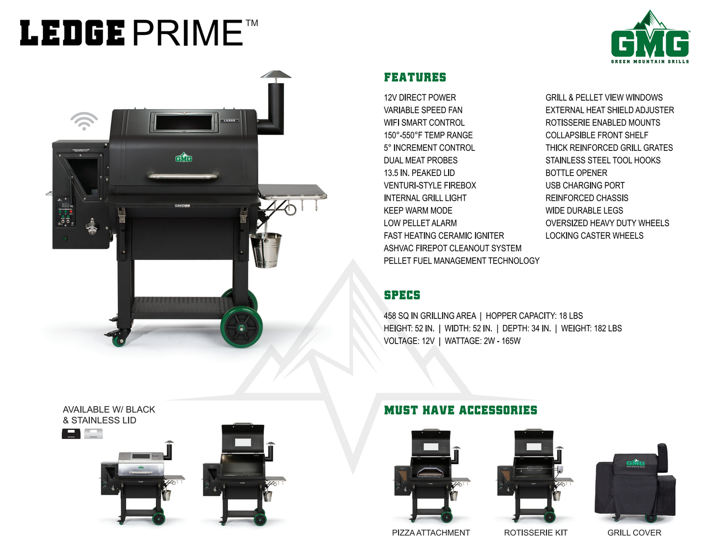 LEDGE- SS Prime Plus Wifi - Black