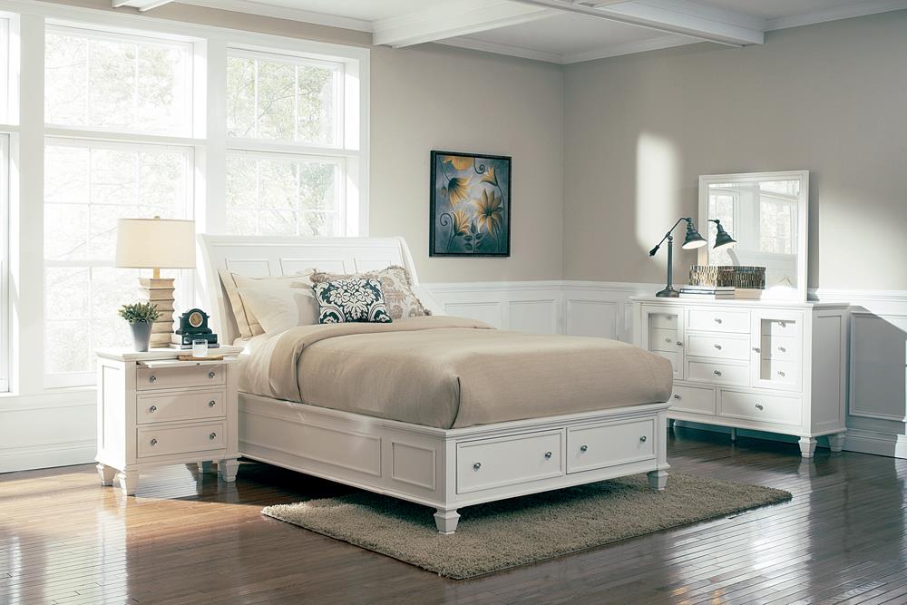 Sandy Beach - EASTERN KING STORAGE BED