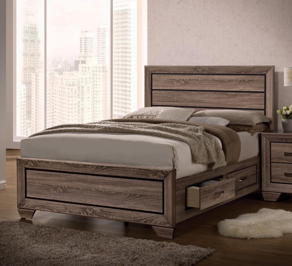 Kauffman - EASTERN KING STORAGE BED