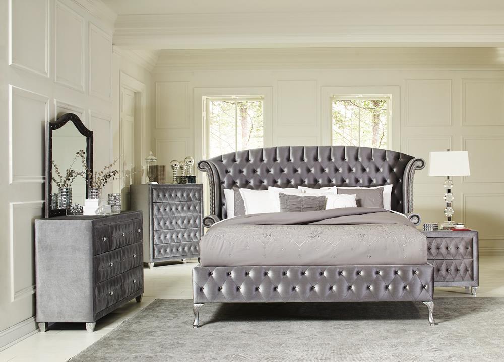 Deanna - CALIFORNIA KING BED 4 PC SET