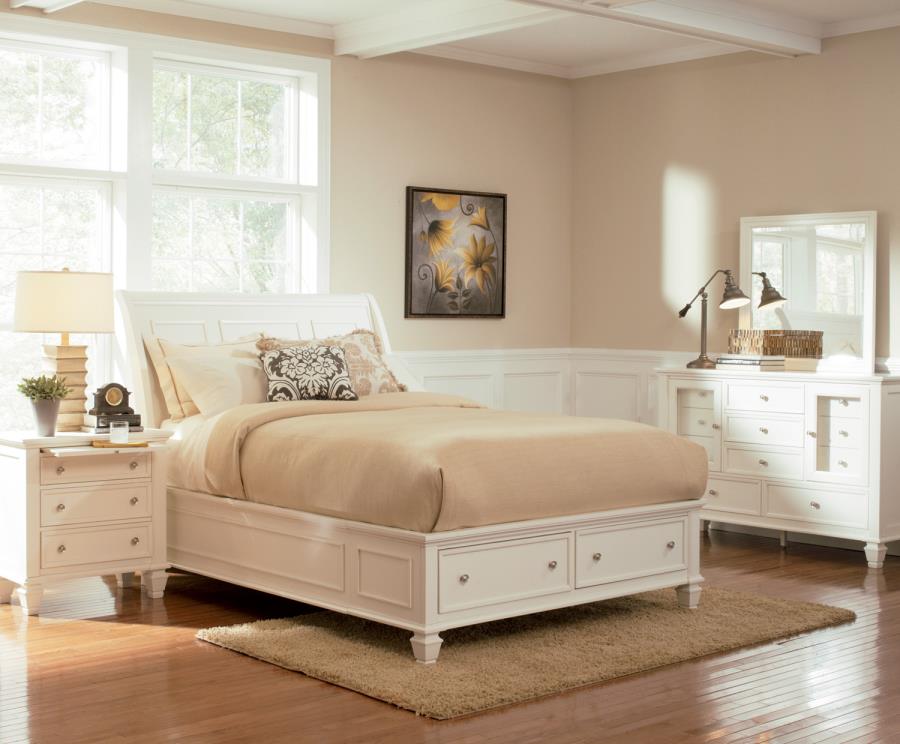 Sandy Beach - CALIFORNIA KING STORAGE BED