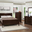 Louis Philippe - QUEEN BED 5 PC SET