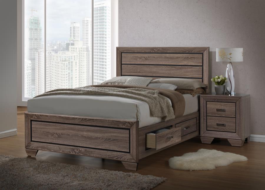 Kauffman - QUEEN STORAGE BED